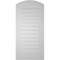 Ekena Millwork Arch Top Surface Mount PVC Gable Vent: Non-Functional, w/ 3-1/2"W x 1"P Standard Frame, 20"W x 40"H GVPAR20X4001SN - alternate 3